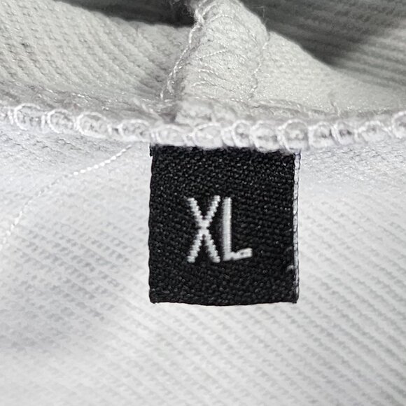 Mens Gray Mysterious Recovery Graphic Hoodie Sweatshirt Long Sleeve Size XL - Picture 4 of 9